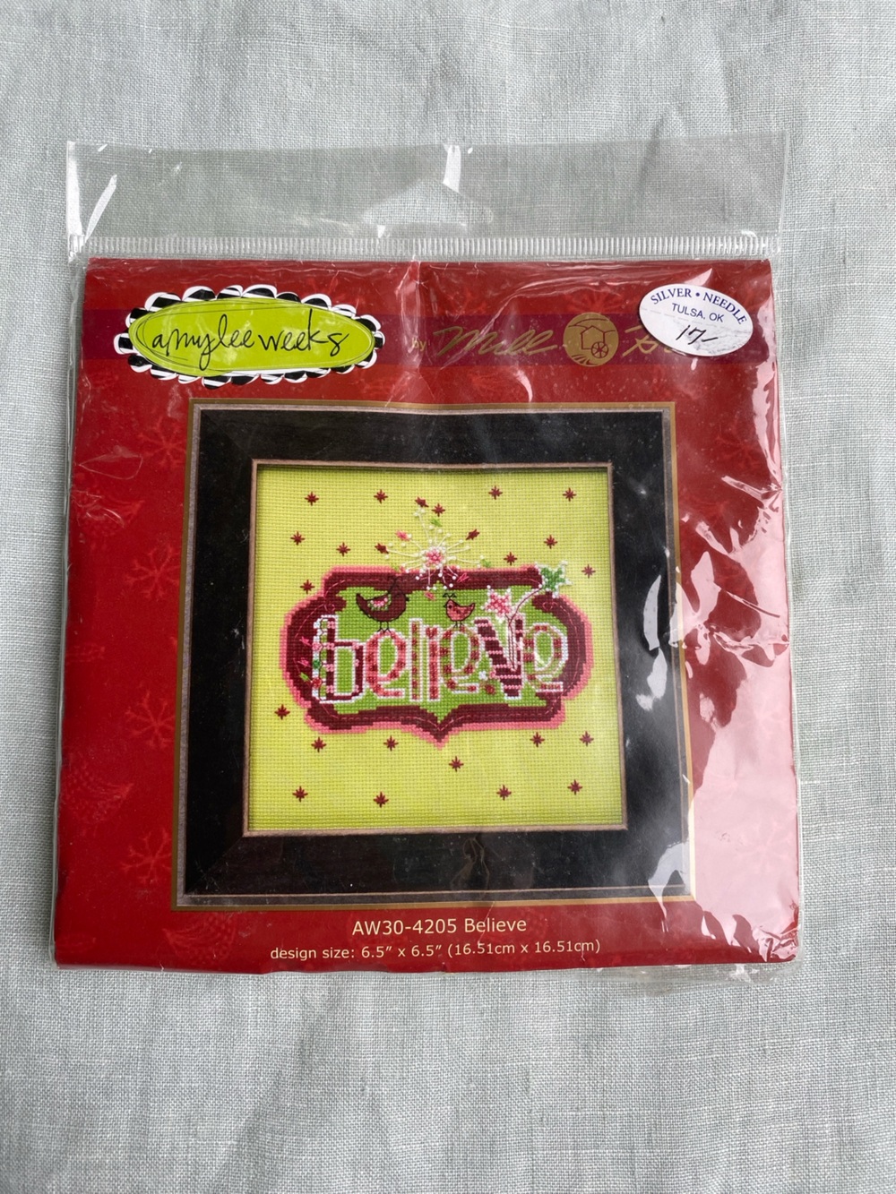 NWT Mill Hill Amylee Weeks Believe Christmas AW30-4205 cross stitch kit